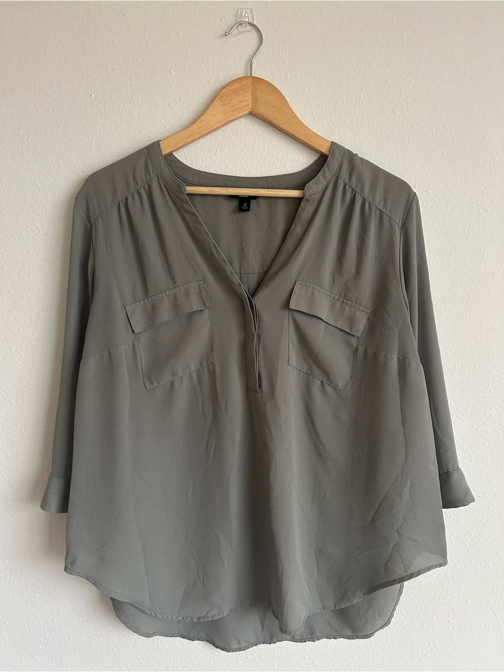 Torrid Sage Green Blouse Size 0X